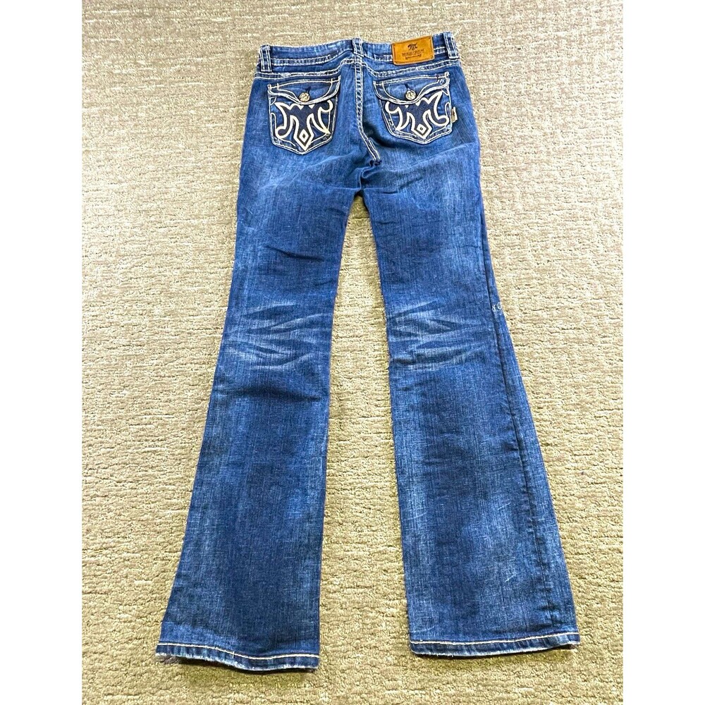 women’s MEK DNM Buckle tata bootcut slim fit stretch jeans size 30 L 36